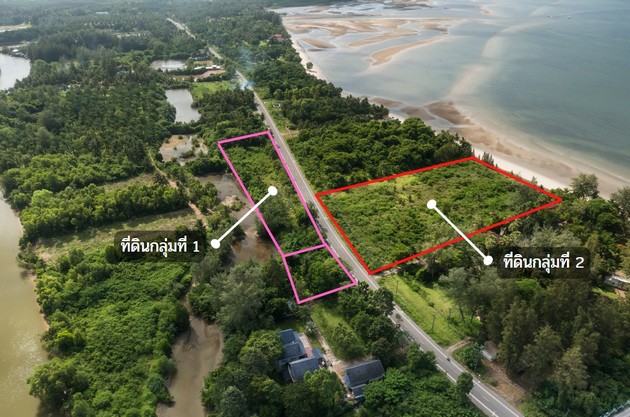 ขายที่ดินสวยติดทะเลอ่าวไทยเหมาะแก่การซื้อลงทุนสร้างบ้านพักตากอากาศ จ.ชุมพร