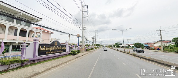 ที่สวยถมพร้อม 200 วา หน้ากว้างสวยมากๆ ใกล้ รร. กาญจนาภิเษกวิทยาลัย หลังมหิดล เงียบสงบ เเวดล้อมความเจริญ  KK5157S