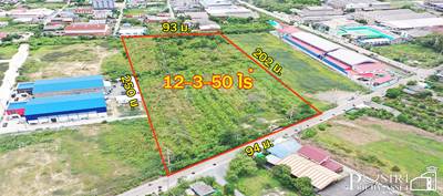 สร้างโรงงานได้ 13,000 ตารางเมตร กับที่สีม่วงเกือบ 13 ไร่ ฮวงจุ้ยดีหน้ากว้าง 94ม. หันทิศใต้ รถเทรลเลอร์เข้า - ออกสะดวก ใกล้ถนนเศรษฐกิจเเละพุทธสาคร kk5113s