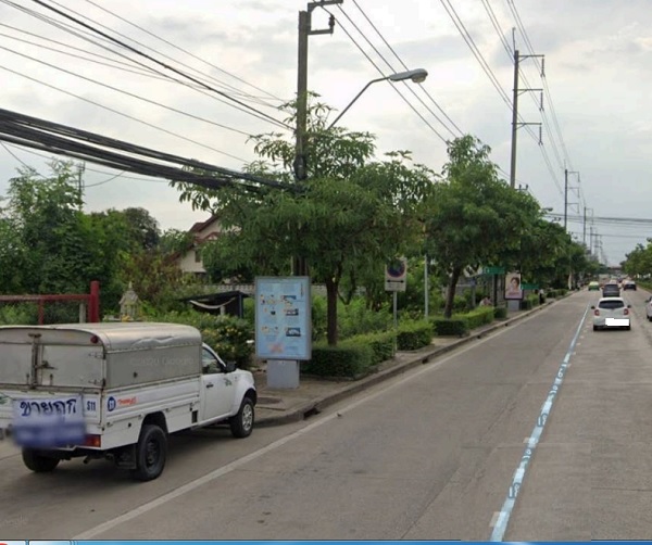 ขายที่ดินเปล่าติดถนนสุขุมวิท 77 อ่่อนนุช เนื้อที่ 6-0-49 ไร่  ผังสีเหลือง เหมาะทำ อาคาร offiice หรือ โกดัง บ้านทาวเฮาส์   ใกล้กับ วงแหวนอ่อนุข 