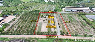 ขายที่สวย 5ไร่ สร้างโรงงานใหญ่ได้ถึง 5,000 ตร.ม.  พร้อมระบายน้ำลงคลองด้านหลังได้ทันที และใกล้ ถ.พระราม 2 และอีก 2 ถนนหลัก - KK3691S