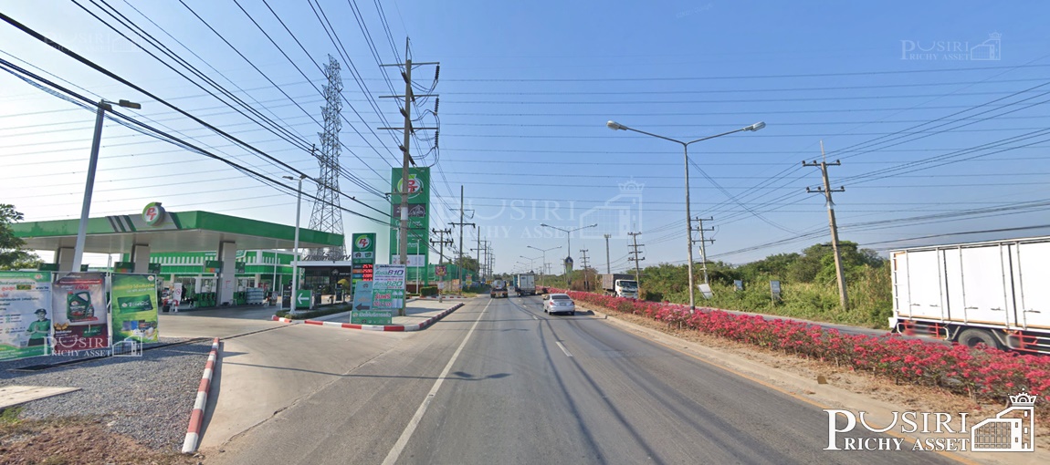 ที่ดิน 22 ไร่เศษ สวย เด่น ติดถนนเส้นบ้านแพ้ว เหมาะทำจัดสรร และขึ้นโครงการ เดินทางสะดวกใกล้พระราม 2 KK3739S