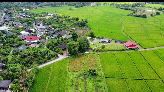 ขายที่ดิน เขตชุมชน ติดถนนลาดยาง ทำเลดี  ดอยสะเก็ด เชียงใหม่ เจ้าของขายเอง