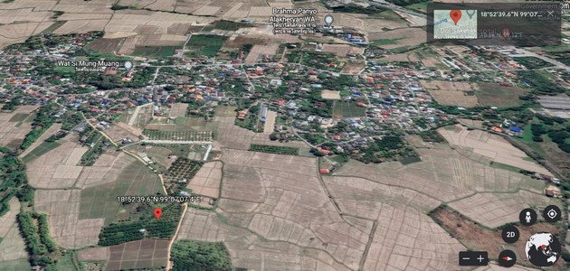 ขายที่ดินเปล่า ติดถนน ทำเลดี เหมาะสำหรับทำธุรกิจ ดอยสะเก็ด เชียงใหม่