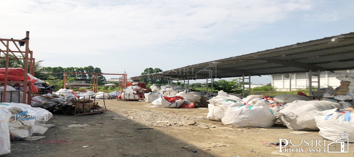 โรงงานพลาสติก 7 ไร่ ตัวโรงงานโปร่งโล่งไร้เสากลาง 3,660 ตร.ม. รับโหลดถึง 5 ตัน/ตร.ม. พร้อมสำนักงาน และมีพื้นที่ว่างสร้างเพิ่มได้ ใกล้พระราม 2 ซอยสาริน โคกขาม  KK0917S