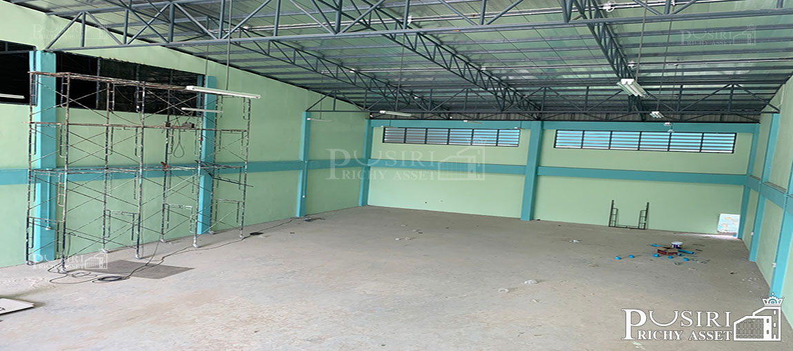 โกดังใหม่ 480 ตร.ม. ให้เช่ามี 6 หลัง พร้อมออฟฟิต 2 ชั้น เดินทางสะดวก 1.5 กม. ถ. พระราม 2 KK4920S