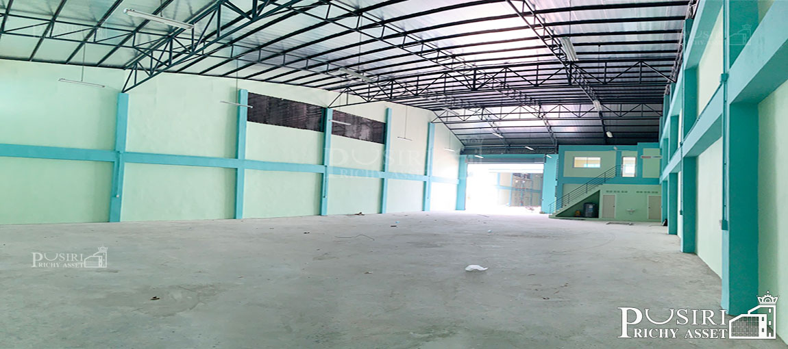 โกดังใหม่ 480 ตร.ม. ให้เช่ามี 6 หลัง พร้อมออฟฟิต 2 ชั้น เดินทางสะดวก 1.5 กม. ถ. พระราม 2 KK4920S