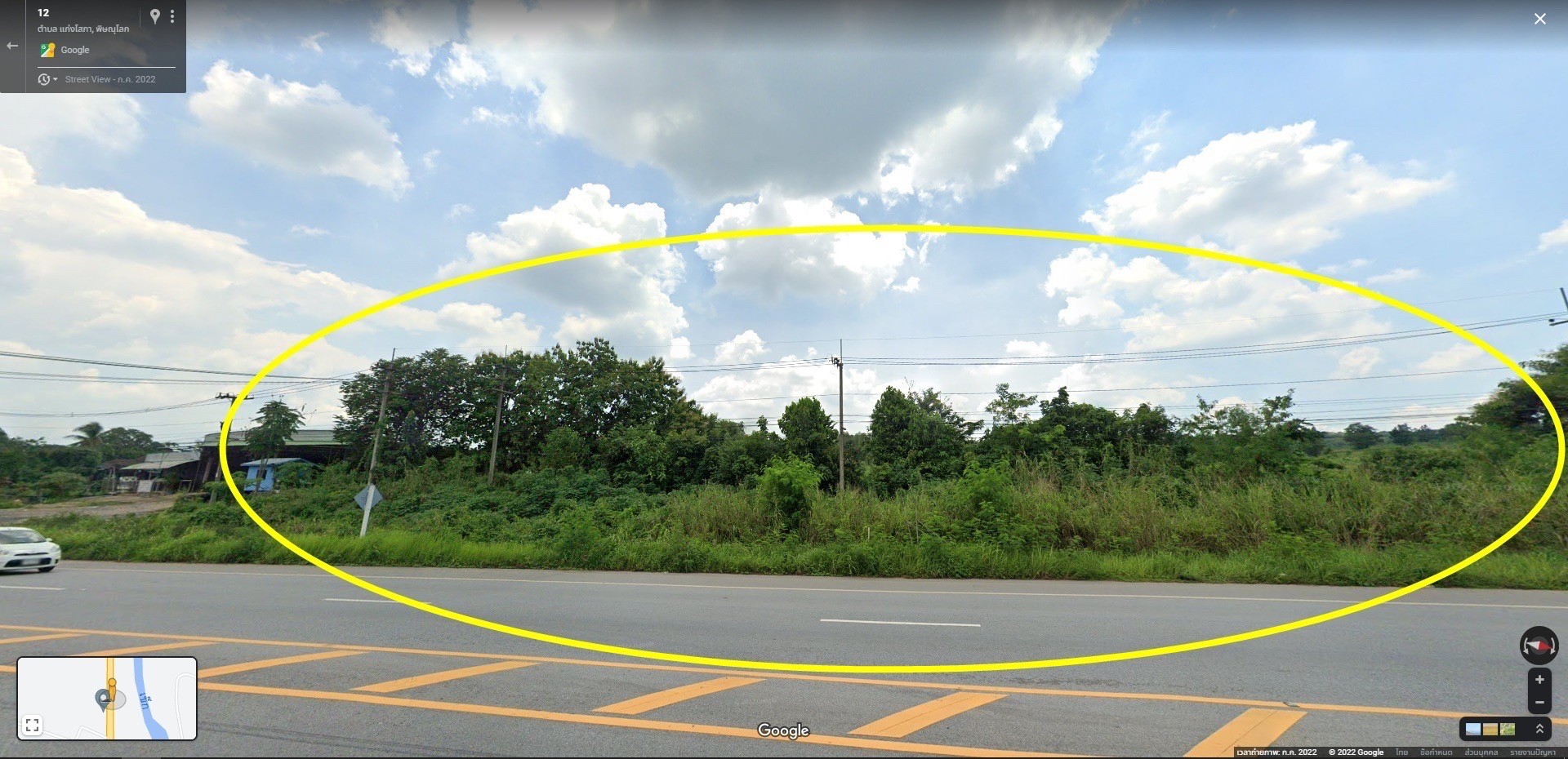 ขายที่ดินทำเลดี วิวสวย ติดถนน4เลน ใกล้ตลาดทรัพย์ไพรวัลย์ พิษณุโลก