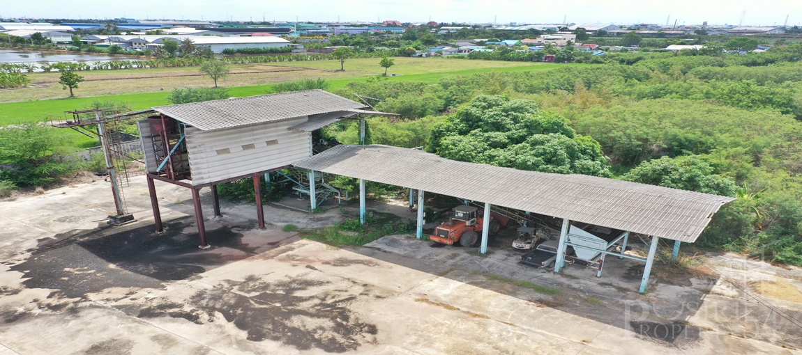 โรงงานพร้อมเครื่องจักร 29 ไร่ ใบอนุญาตฟรี เข้าออกสะดวก ใกล้ ถ.เศรษฐกิจ ราคาเซฟๆ KK1412S