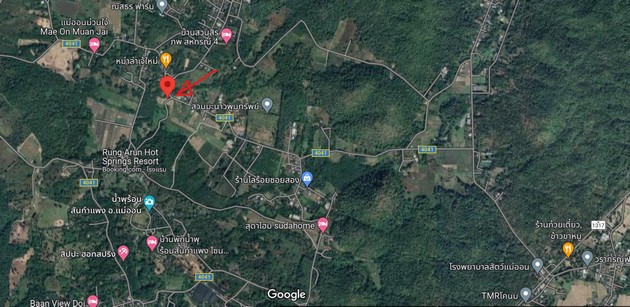 ขายที่ดินพร้อมบ่อน้ำพุร้อน เหมาะสำหรับทำธุรกิจ แม่ออน เชียงใหม่ เจ้าของขายเอง