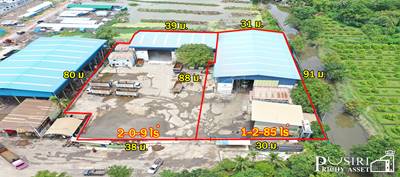 ให้เช่าโกดัง 2 ขนาด 1.5และ 3.75ไร่ ใกล้ ถ. เอกชัย บางบอน4 เก็บของได้เยอะจุใจพื้นรับ 3.5ตัน ใช้เทรลเลอร์ได้ + จอดเทรลเลอร์ได้นับสิบคัน - kk5238s