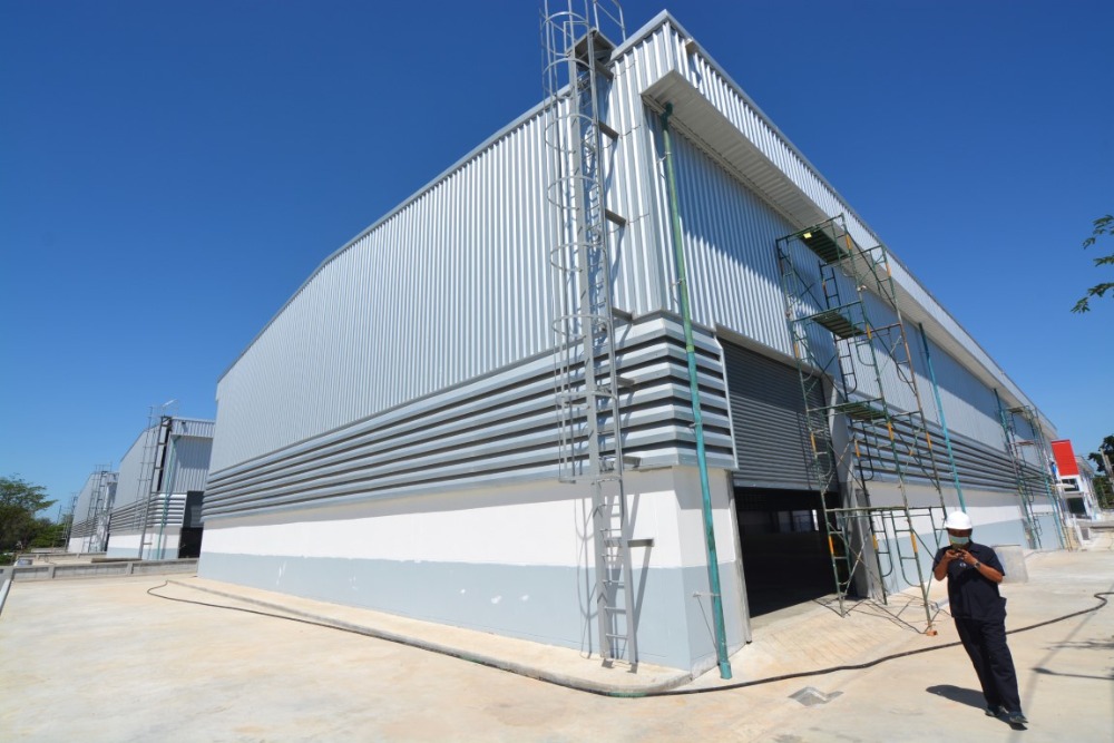 ให้เช่าโรงงาน ในนิคมบางพลี เนื้อที่ 1,847 ตรม. พร้อมใบอนุญาติ รง.4  ให้เช่า ฿387,870/ด.