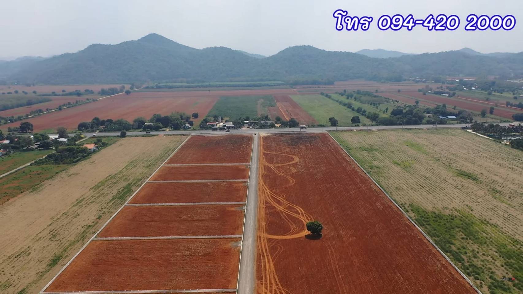 ขายที่ดินแปลงสวยสวย  แบ่งขาย ทำเลดี ติดถนนใหญ่ อ.เมือง จ.ลพบุรี