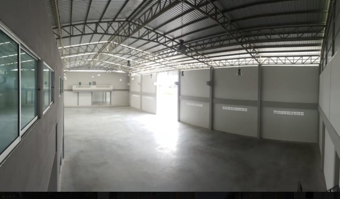 ขายโรงงาน บางนา-ตราด กม. 23 พท.ทั้งหมด 3 ไร่ พท.อาคารโกดัง 1,152 ตรม. พท.อาคาร สนง. ชั้น 1 = 492 ตรม. ชั้น 2 = 450 ตรม. พท.ว่าง 3,156 ตรม.