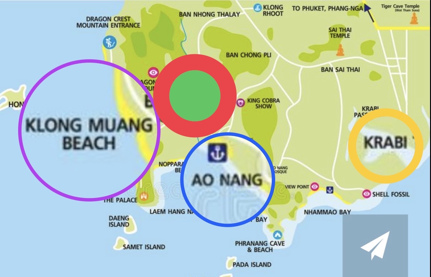 ขายที่ดินย่านธุรกิจกระบี่ ใกล้หาดทะเลอันดามัน