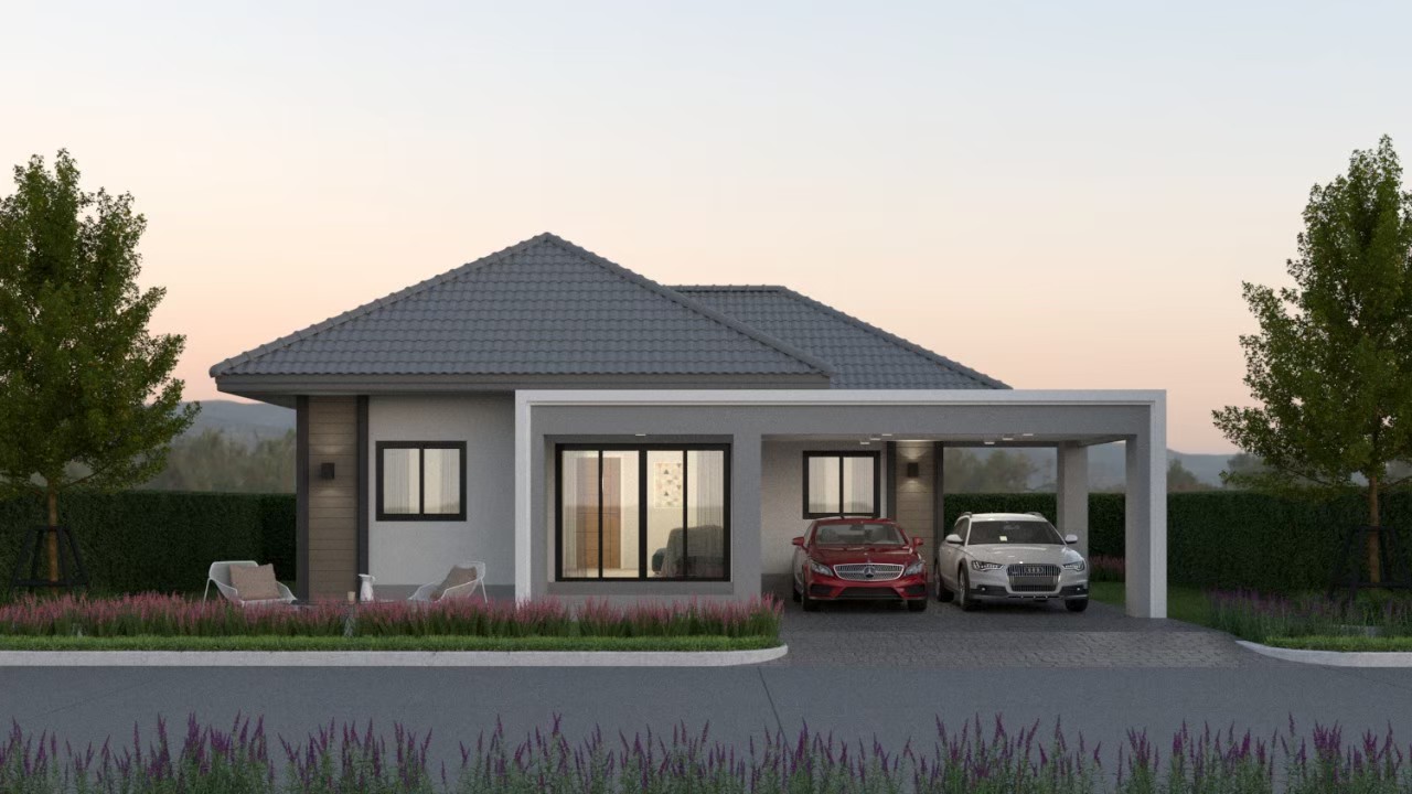 ด่วนขายบ้านเดี่ยวชั้นเดียว บ้านสร้างใหม่ พนัสนิคม (ใกล้สนง.ที่ดินพนัสนิคม)