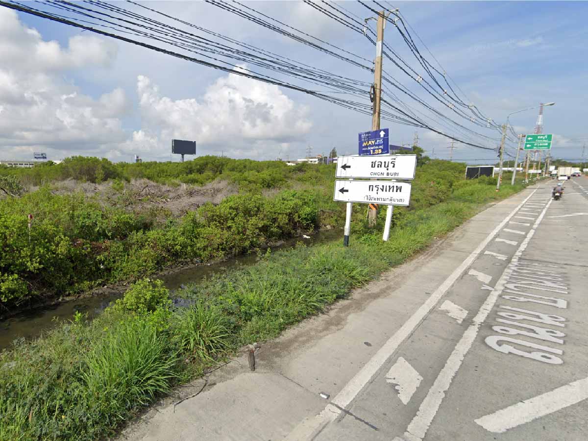 ขายที่ดิน ติดถนนบางนา-ตราด ขาเข้าชลบุรี 369 ล้านบาท