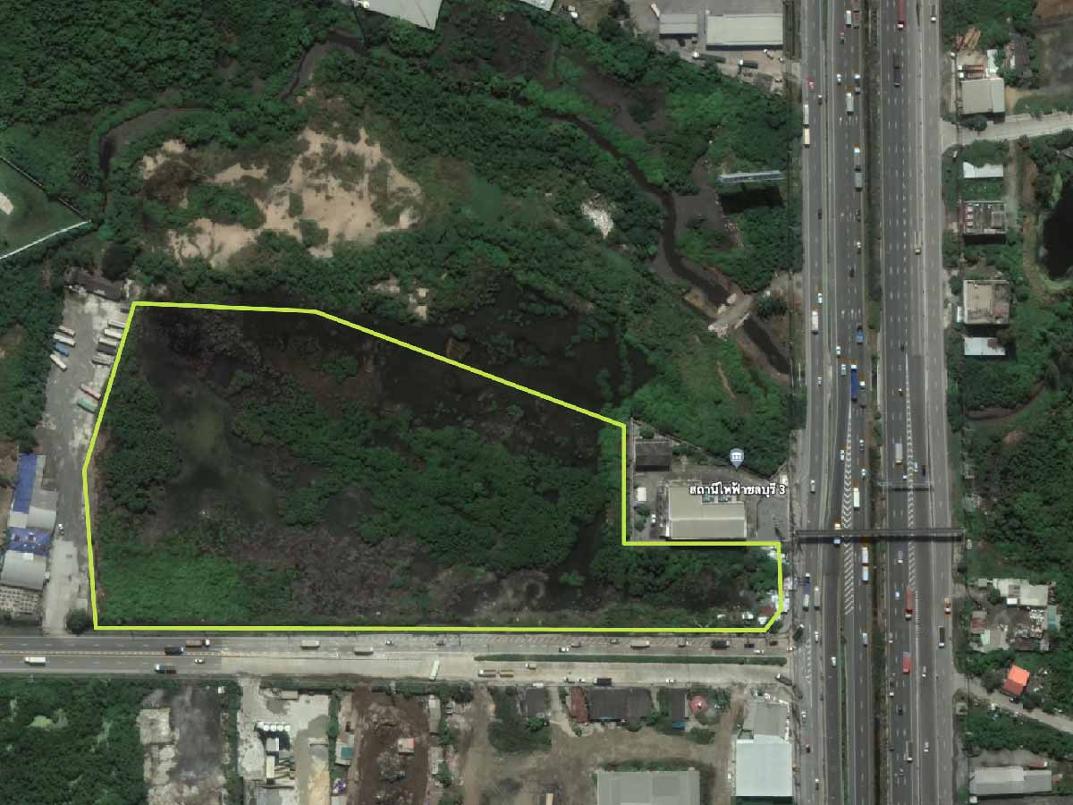 ขายที่ดิน ติดถนนบางนา-ตราด ขาเข้าชลบุรี 369 ล้านบาท