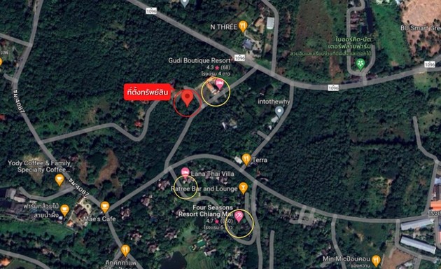 ขายที่ดินเปล่า ที่ดินพื้นเรียบ ทำเลดี (ไม่มีสิ่งปลูกสร้าง) อ.แม่ริม จ.เชียงใหม่