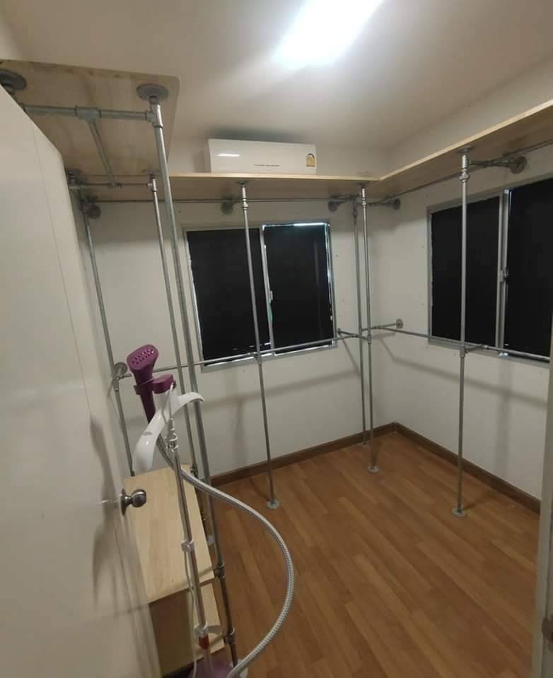  ขายบ้านทาวโฮม สภาพสวย ต่อเติมโรงจอดรถหน้าบ้านพร้อม แปลงมุม ของแถม 14 รายการ