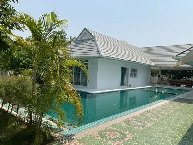 ขายบ้านหรูชั้นเดียวพร้อมสระว่ายน้ำ บรรยากาศดี อ.โกสุมพิสัย จ.มหาสารคาม