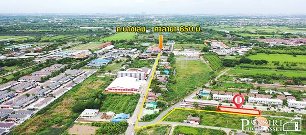 ขายที่สวยถมพร้อม 200วา หน้ากว้าง สวยมากๆ ใกล้ รร. กาญจนาภิเษกวิทยาลัย หลังมหิดล เงียบสงบ เเวดล้อมความเจริญ - KK5157S