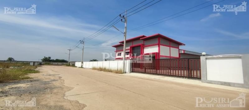 โรงงานใหม่ 2 ไร่เศษ อย่างพันท้าย พื้นใช้สอย 1,280 ตร.ม. พร้อมสำนักงาน 2 ชั้น ขอใบ รง.4 ได้ เทรลเลอร์เข้าออกสะดวก พร้อมส่วนขยายต่อเติมได้อีกเพียบ  kk5378s