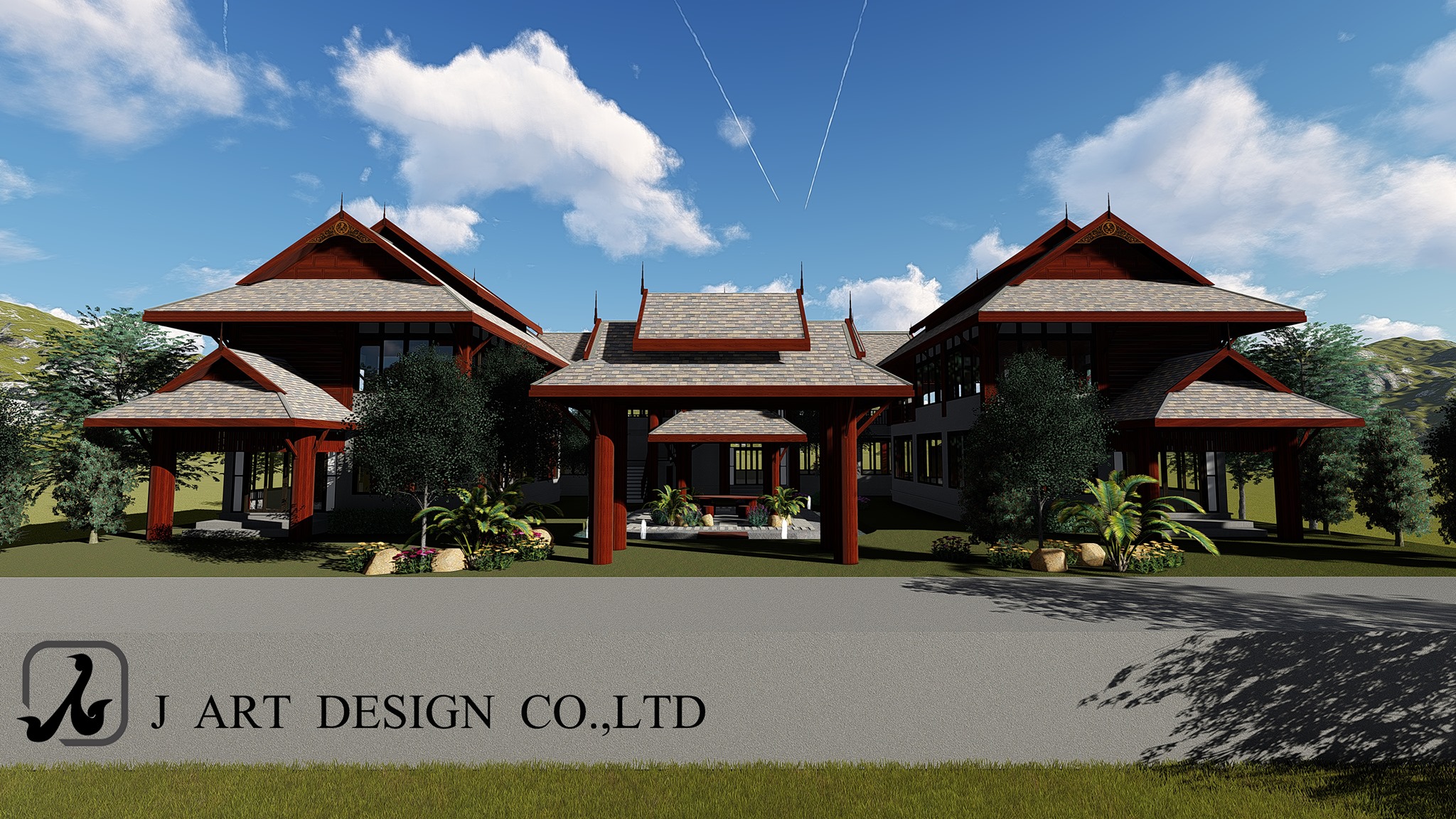 รับสร้างบ้านเชียงราย ออกเเบบบ้านเชียงราย โดย บริษัท เจอาร์ทดีไซน์ จำกัด