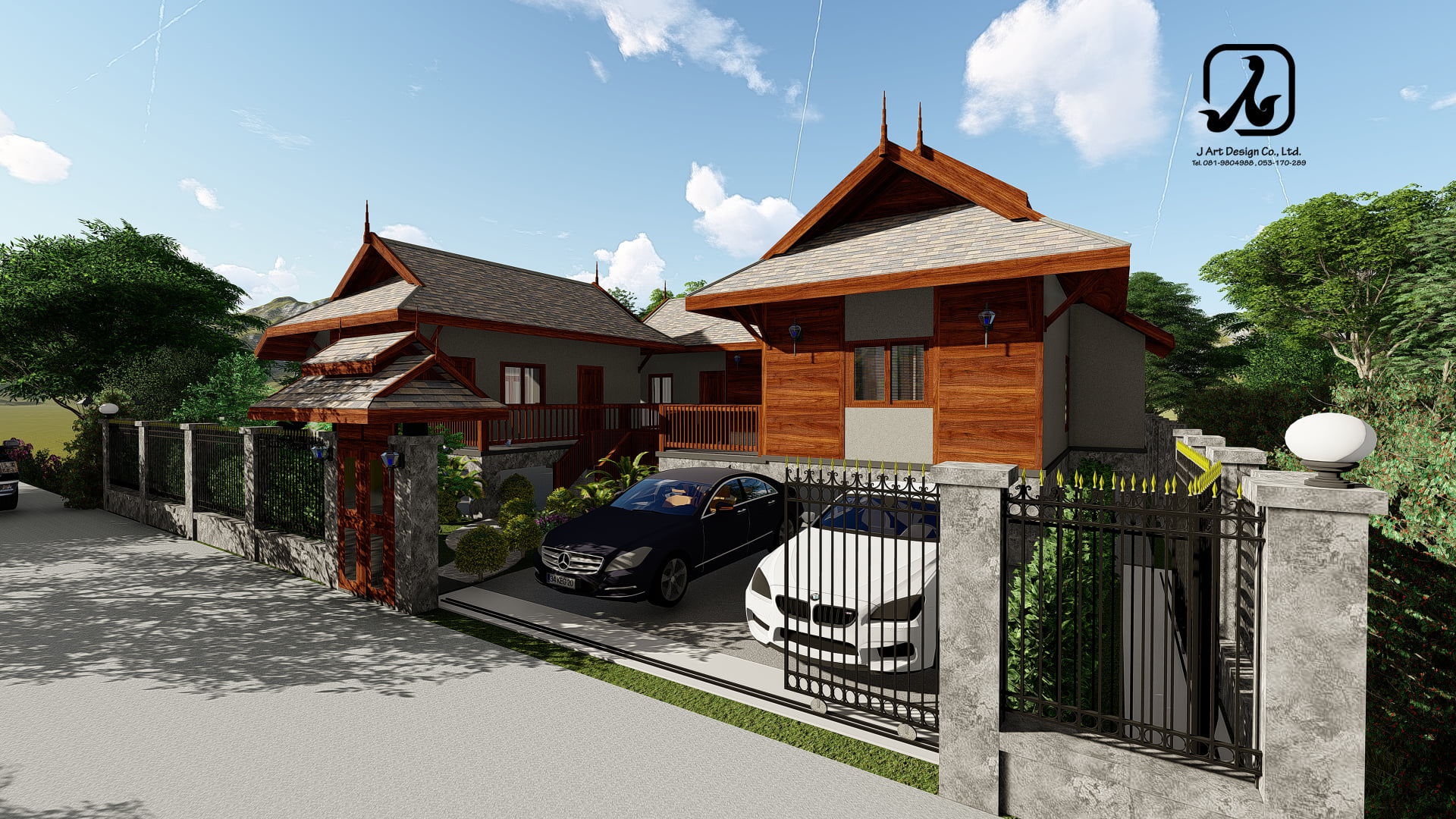 รับสร้างบ้านเชียงราย ออกเเบบบ้านเชียงราย โดย บริษัท เจอาร์ทดีไซน์ จำกัด