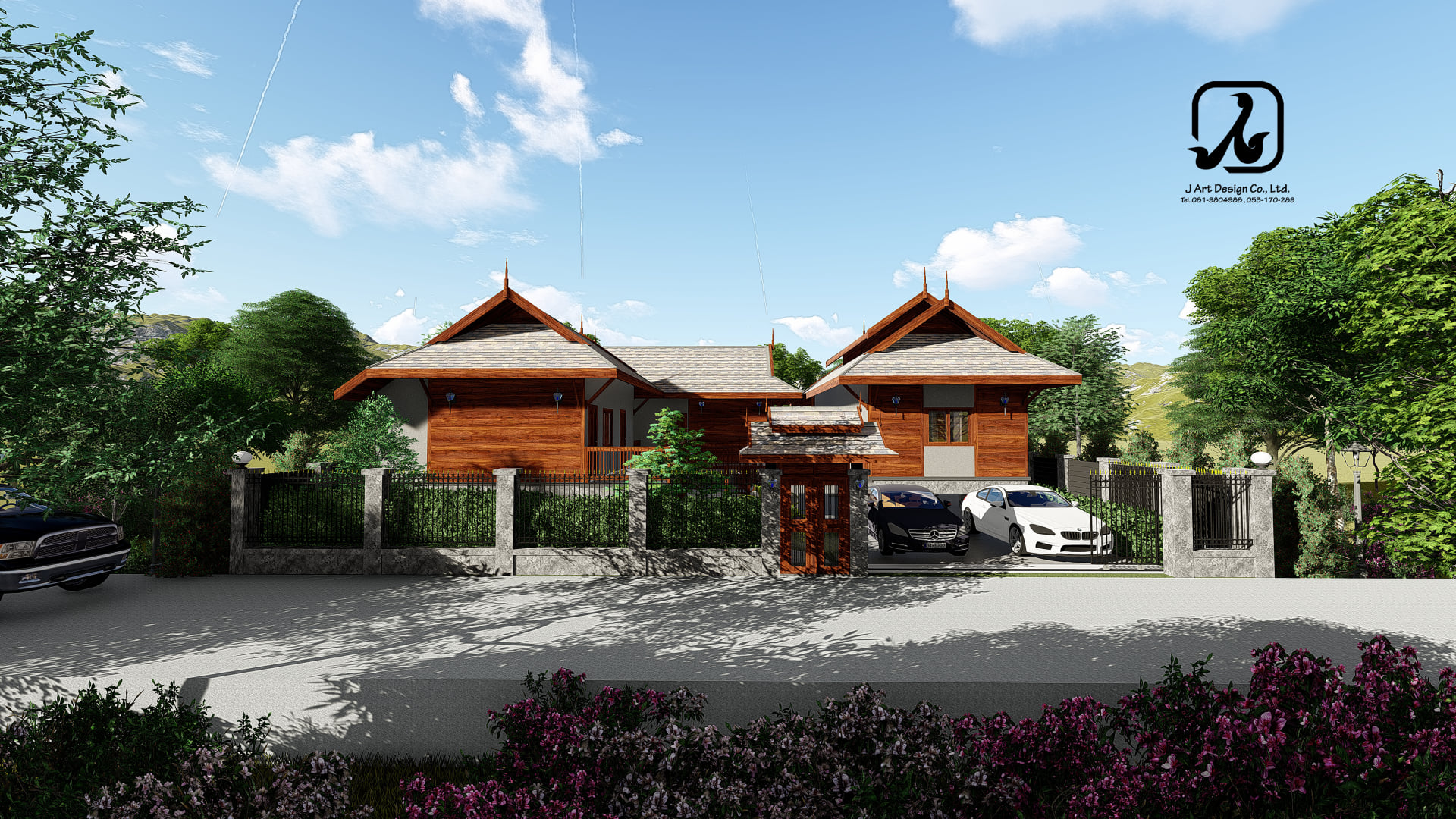 รับสร้างบ้านเชียงราย ออกเเบบบ้านเชียงราย โดย บริษัท เจอาร์ทดีไซน์ จำกัด