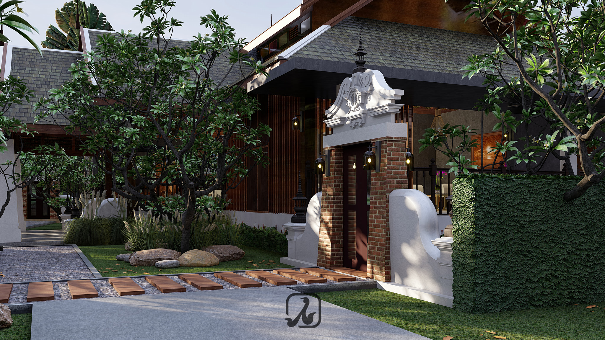 รับสร้างบ้านเชียงราย ออกเเบบบ้านเชียงราย โดย บริษัท เจอาร์ทดีไซน์ จำกัด