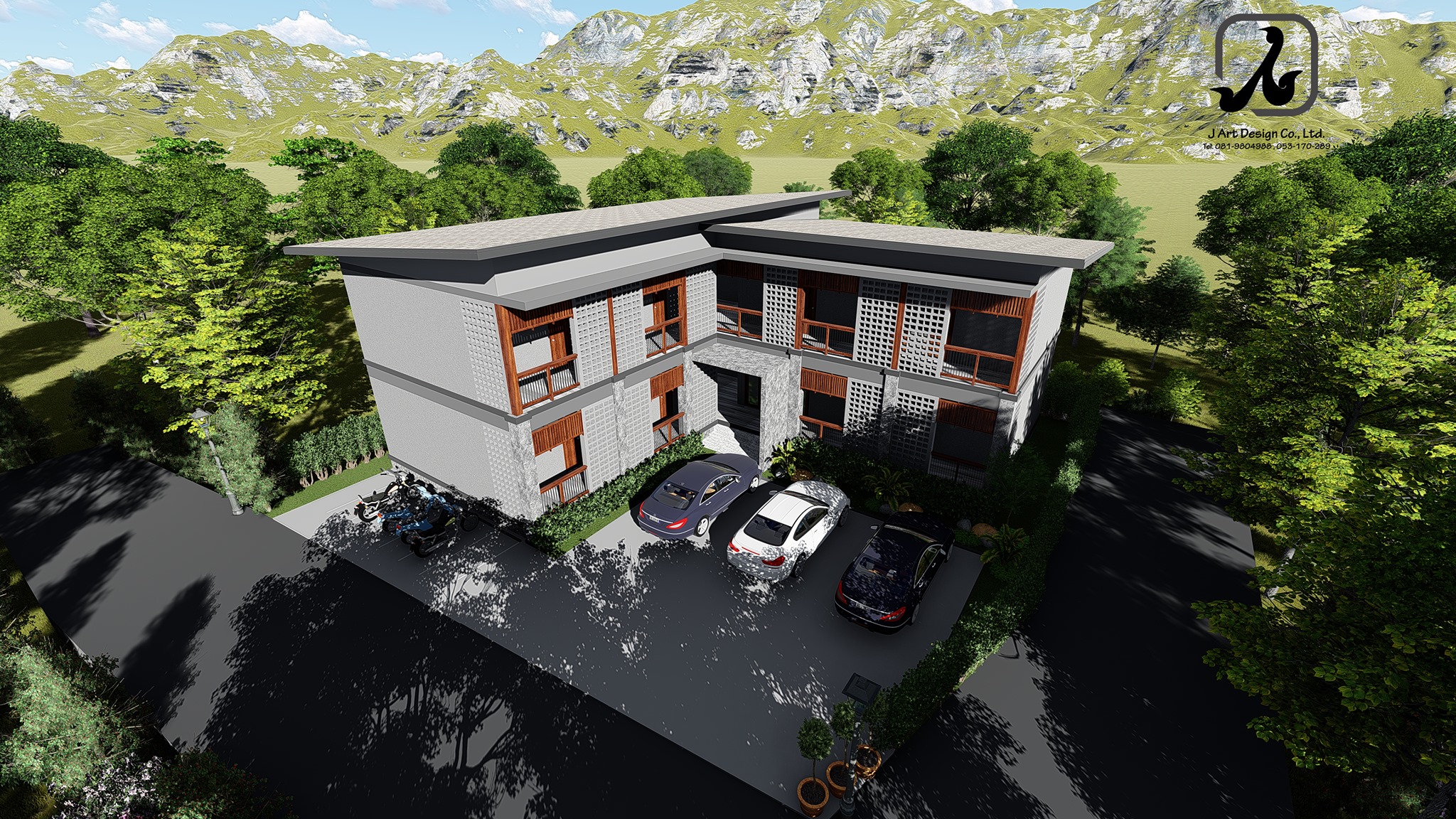 รับสร้างบ้านเชียงราย ออกเเบบบ้านเชียงราย โดย บริษัท เจอาร์ทดีไซน์ จำกัด