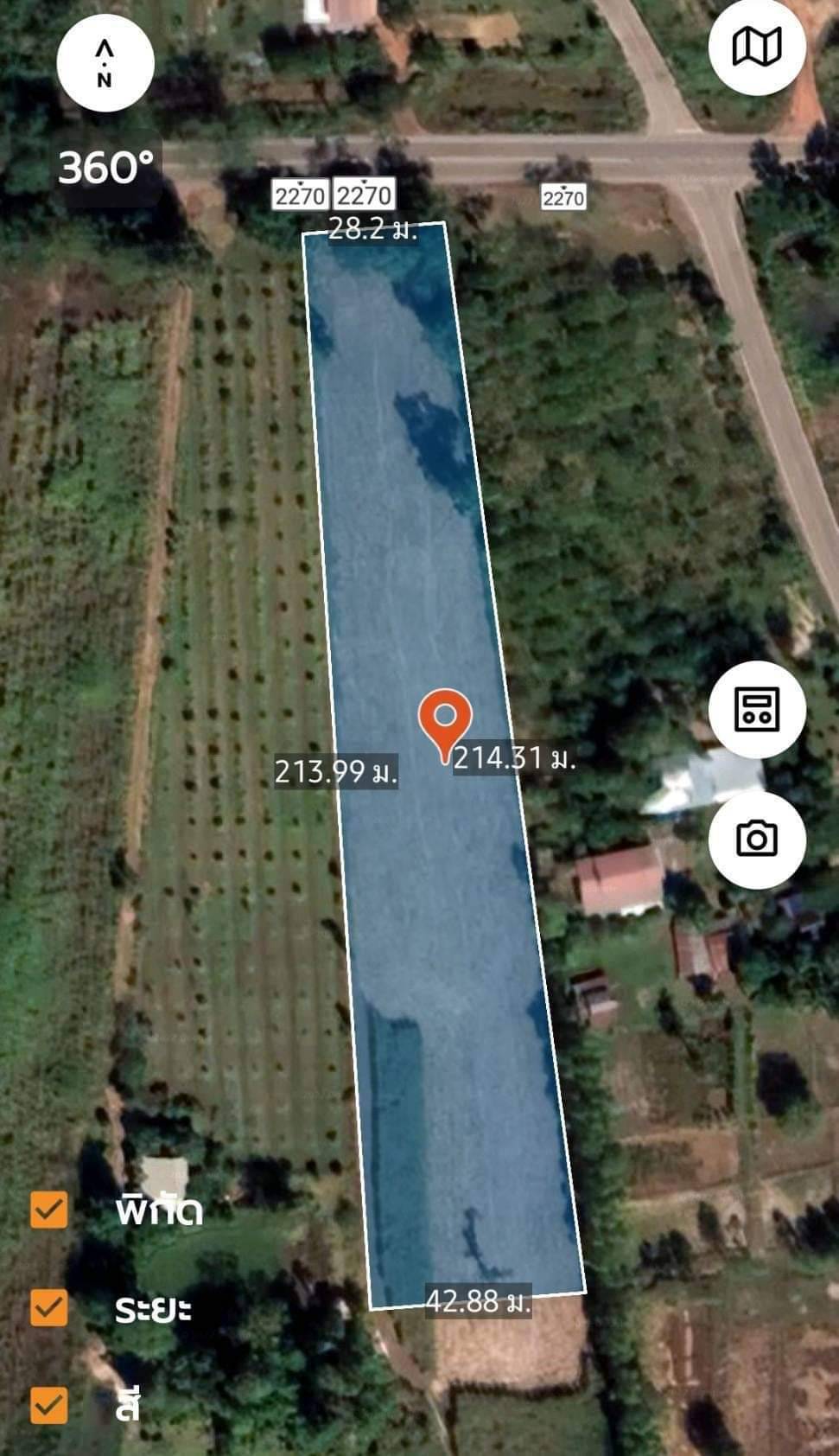 ขายที่ดิน 4-3-11 THB1,100,000 อ้อมกอ บ้านดุง อุดรธานี