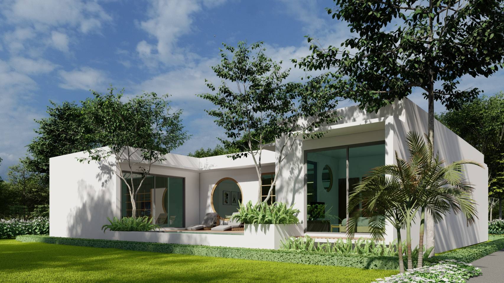 ขายบ้านสร้างใหม่ พร้อมทำเลดี อยู่โซนน้ำแพร่ อ.หางดง จ.เชียงใหม่