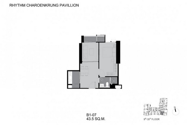 ขายดาวน์ Rhythm Charoenkrung Pavillion ราคาถูกมาก วิวสวยที่สุด เจ้าของขายเอง