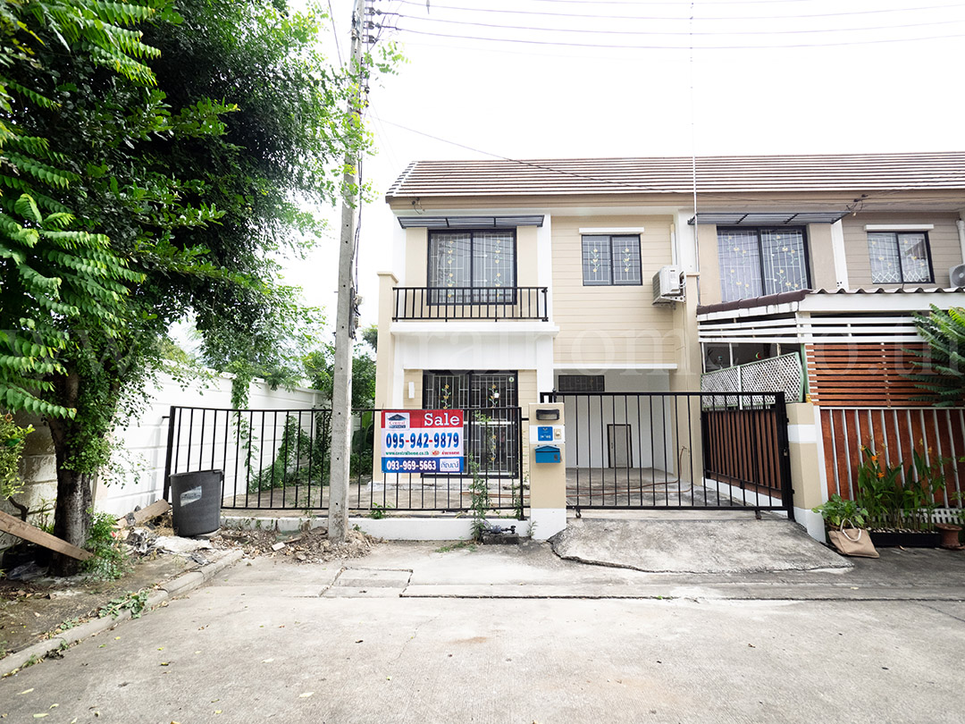 ทาวน์เฮ้าส์ บ้านพฤกษา 66 คลองหลวง ตลาดไท หลังริม