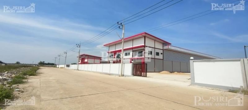 โรงงานย่านพันท้าย 2.5 ไร่ พื้นที่ใช้สอย 1,280 ตร.ม. ขอใบ รง.4 ได้ เทรลเลอร์เข้าสะดวก พร้อมพื้นที่ต่อเติมได้อีกเพียบ  KK5379S