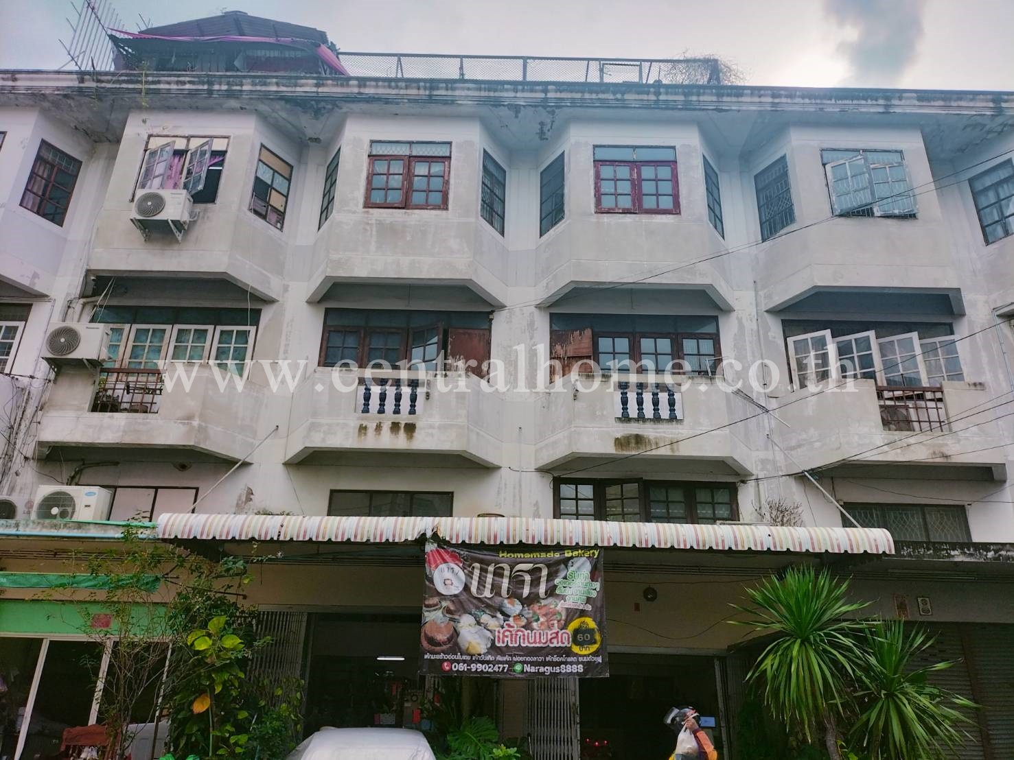 ขายตึกแถว-อาคารพาณิชย์ใกล้ MRT ห้วยขวาง ซอยประชาสงเคราะห์ 16