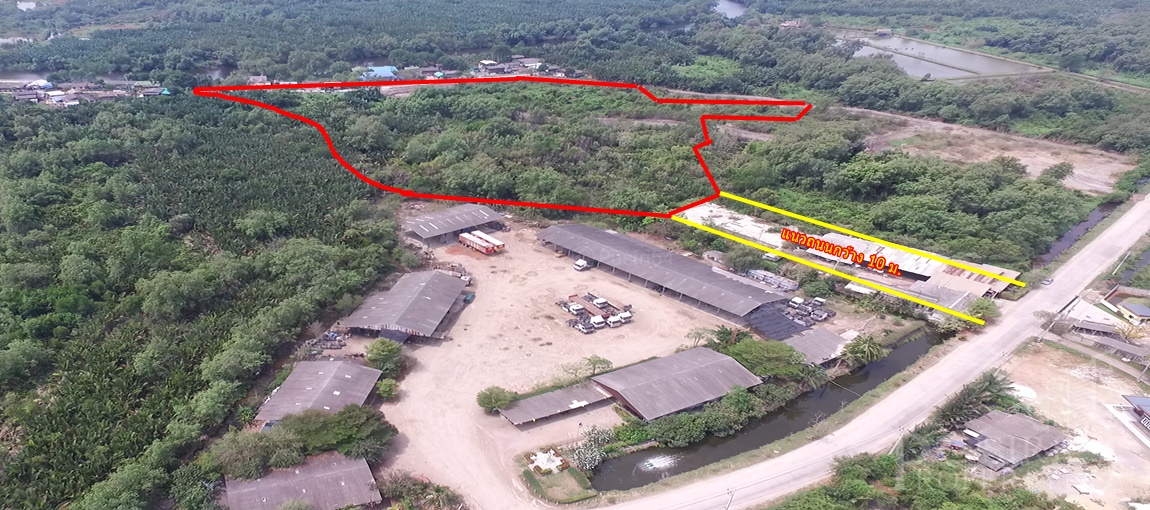 ขายที่ 15 ไร่ ถูกกว่าแปลงอื่นเพียง 6,500 ต่อวา ติดถึงถนน 2 ด้าน ใกล้พระราม 2 เพียง 1 กิโลเมตร  KK3456S