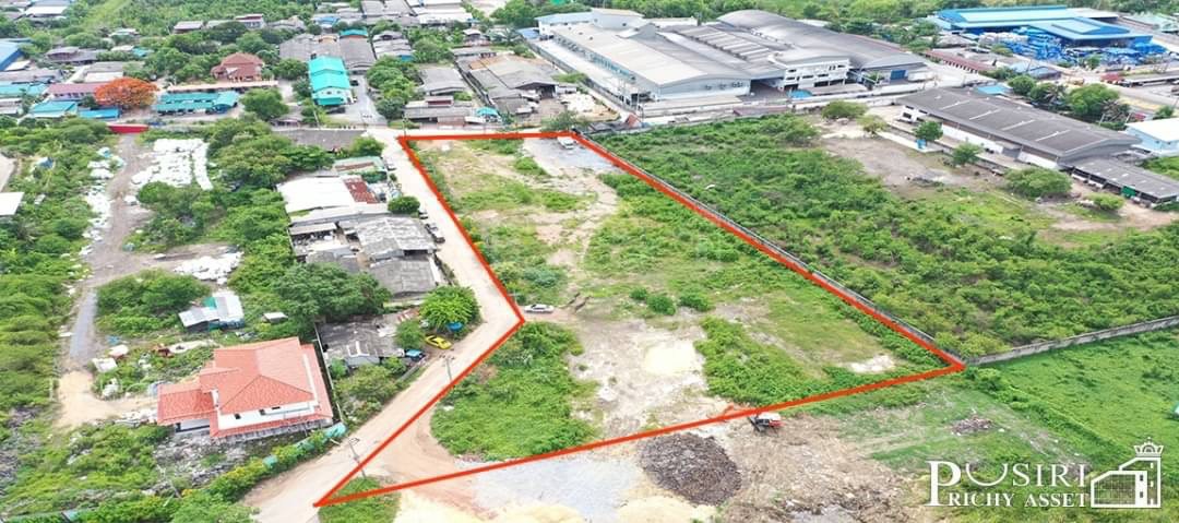 ที่สีม่วงแท้ 4 ไร่เศษ ถมพร้อมใช้ ติดถนน 2 ด้าน ใกล้ทั้งถนนพุทธสาครและถนนเศรษฐกิจ  KK5093S