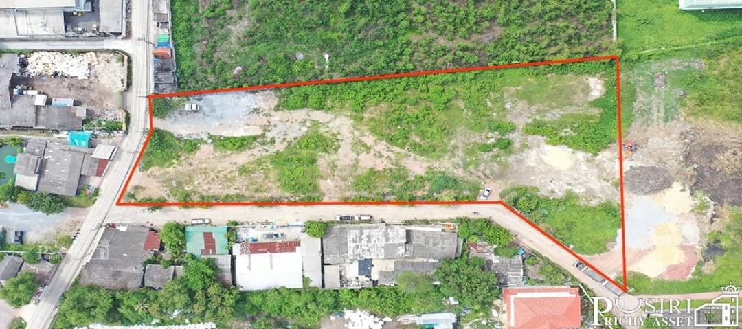 ที่สีม่วงแท้ 4 ไร่เศษ ถมพร้อมใช้ ติดถนน 2 ด้าน ใกล้ทั้งถนนพุทธสาครและถนนเศรษฐกิจ  KK5093S
