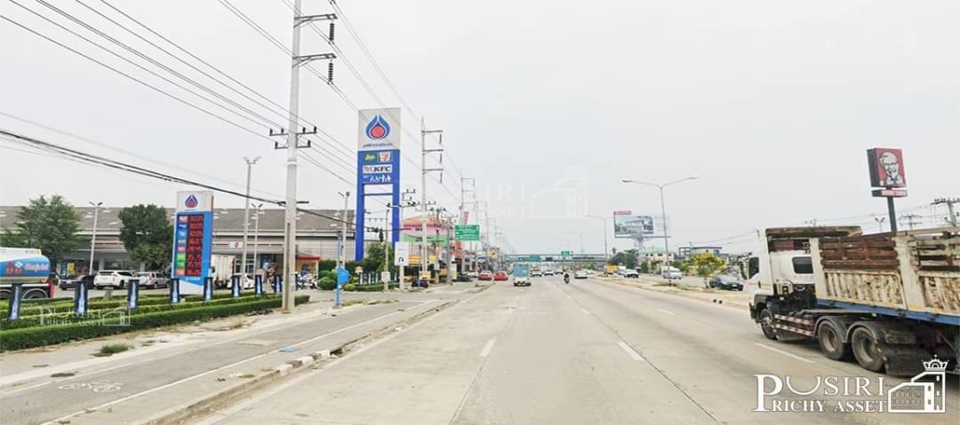 ที่สีม่วงแท้ 4 ไร่เศษ ถมพร้อมใช้ ติดถนน 2 ด้าน ใกล้ทั้งถนนพุทธสาครและถนนเศรษฐกิจ  KK5093S