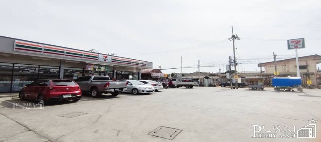 ที่สีม่วงแท้ 4 ไร่เศษ ถมพร้อมใช้ ติดถนน 2 ด้าน ใกล้ทั้งถนนพุทธสาครและถนนเศรษฐกิจ  KK5093S