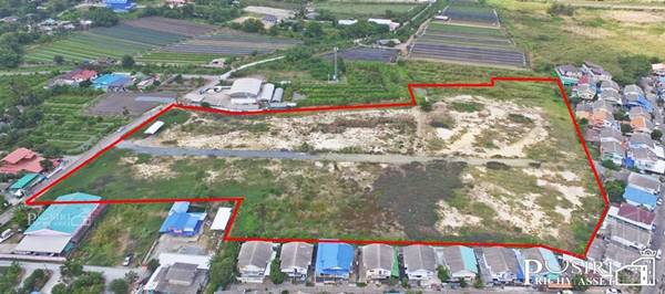 สร้างโรงงาน และ โครงการของคุณ ให้มีกำไรและเร็วกว่าที่อื่นๆ กับที่ดิน 22ไร่เศษ ฮวงจุ้ย แบบเทพๆ ใกล้พุทธสาครเพียง 3.5 กม. - KK3463S