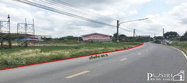 สร้างโรงงาน และ โครงการของคุณ ให้มีกำไรและเร็วกว่าที่อื่นๆ กับที่ดิน 22ไร่เศษ ฮวงจุ้ย แบบเทพๆ ใกล้พุทธสาครเพียง 3.5 กม. - KK3463S