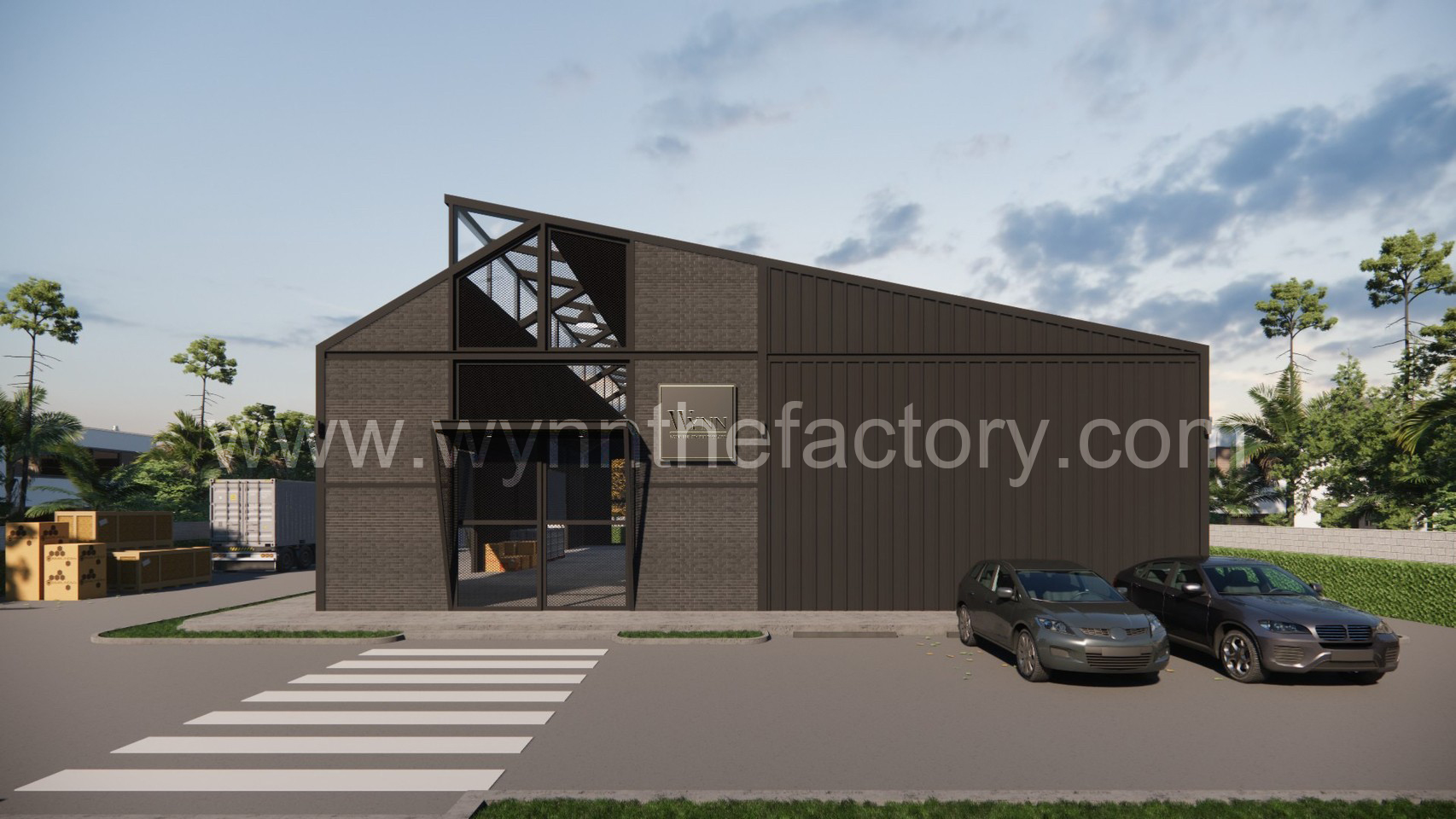 รับออกแบบ ก่อสร้าง โกดัง โรงงาน บ้านและออฟฟิศสำนักงาน By Wynn