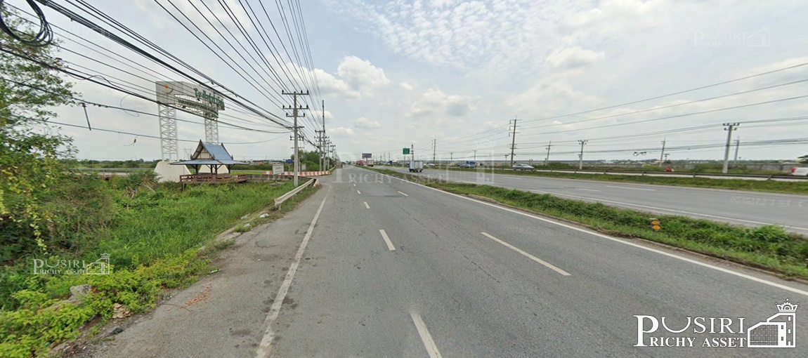 ที่ถม 25 ไร่ ทำเลดี เด่น เห็นได้ชัด เดินทางสะดวกติดทางคู่ขนานถนนพหลโยธิน-อยุธยา ถูกกว่าราคาตลาด KK3586S
