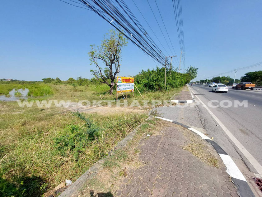 ที่ดินติดถนน ถ.รังสิต-นครนายก คลอง11 ปทุมธานี