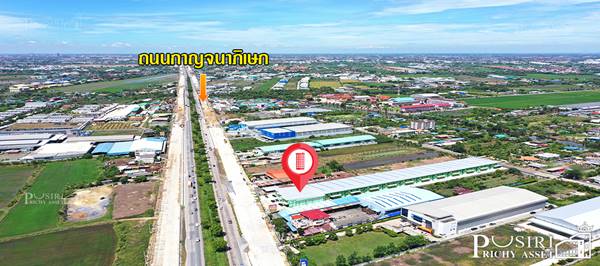 ให้ เช่าโกดังใหม่ ติด ถนนกาญจนา ราคาถูก พิเศษ ขนาดเริ่ม 411 - 822 ตร.ม. เดินทางสะดวก ขนส่งง่าย - kk5092s