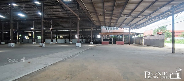 ให้เช่าโรงงาน 2,080 สีม่วง ติดถนนสองด้าน พร้อมเครนรับหนัก 5 ตัน 2 ตัว พื้นรับ 3 ตัน / ตร.ม. ใกล้ถนนเศรษฐกิจเพียง 700 ม.  KK5172S